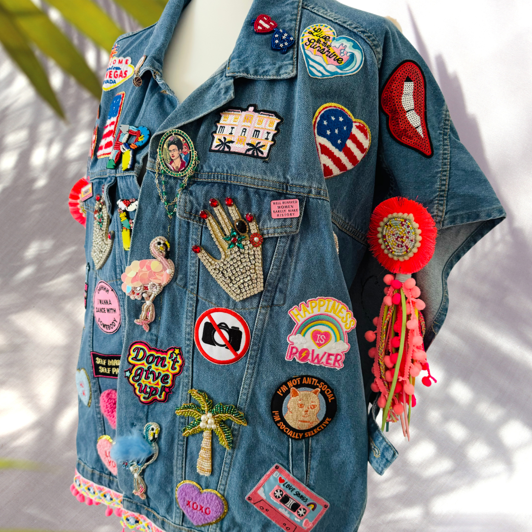 Stars and Stripes - Handcrafted Unique Custom Vest