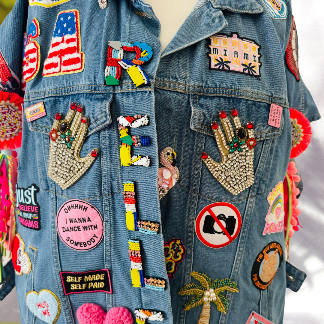 Stars and Stripes - Handcrafted Unique Custom Vest