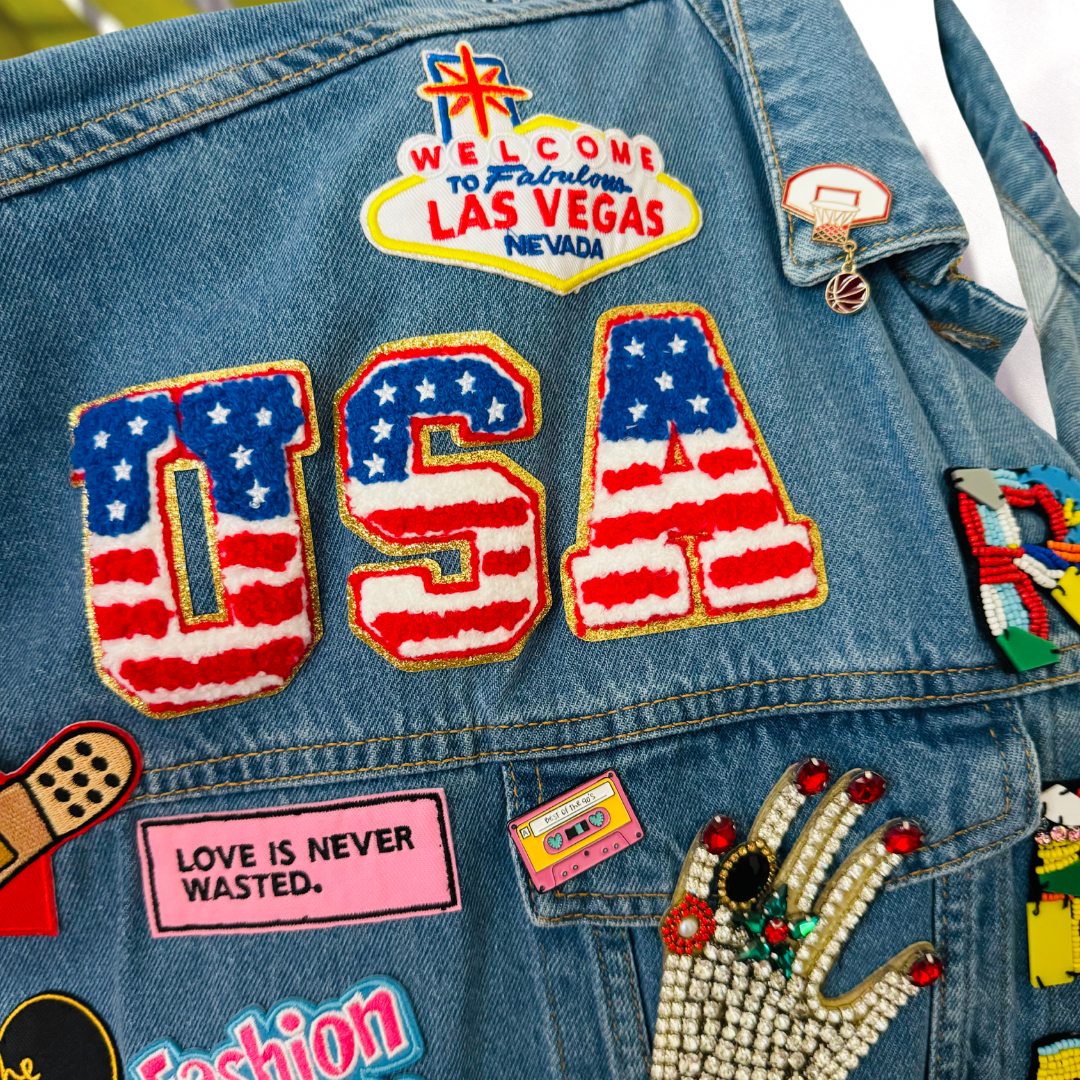 Stars and Stripes - Handcrafted Unique Custom Vest