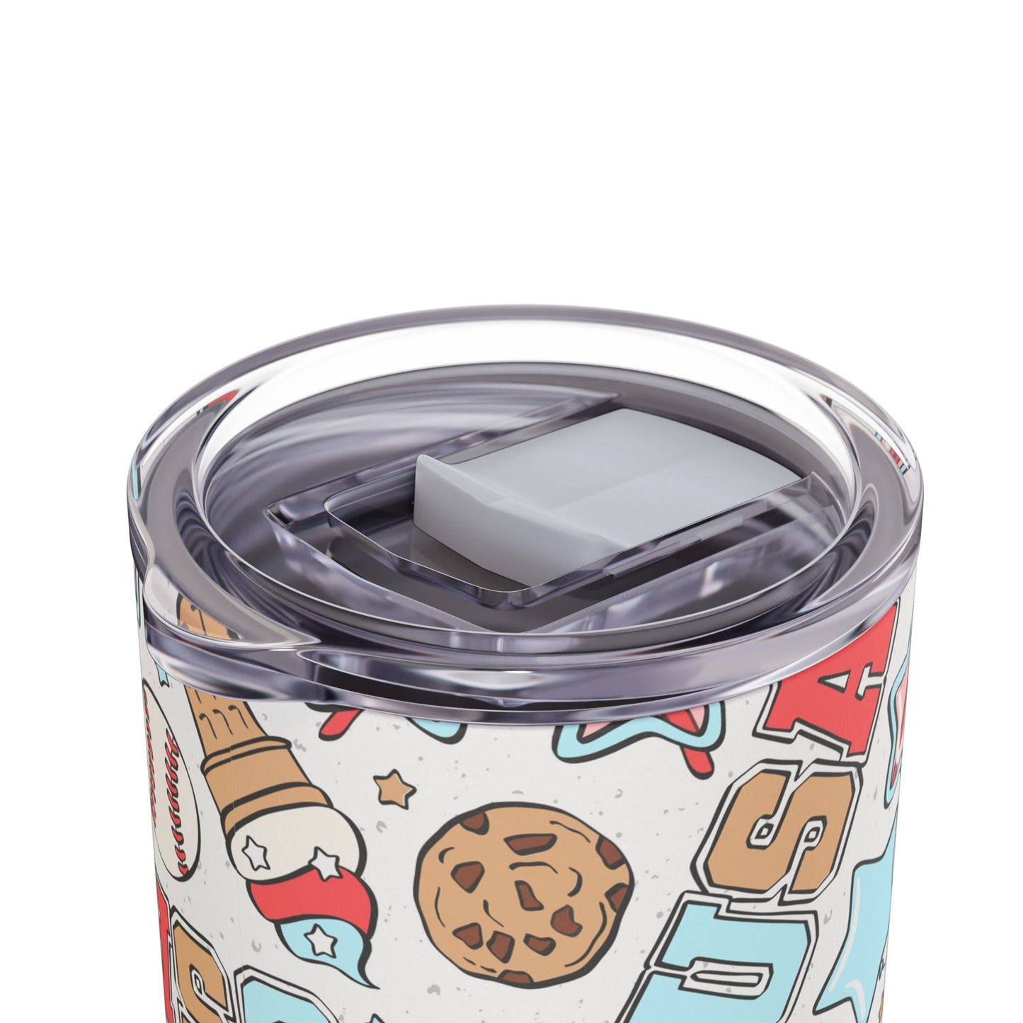 American Treats Skinny Tumbler with screw-on slide