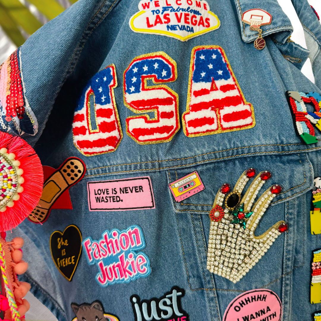 Stars and Stripes - Handcrafted Unique Custom Vest