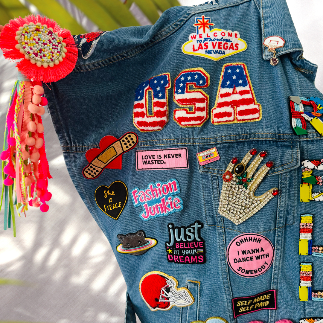 Stars and Stripes - Handcrafted Unique Custom Vest