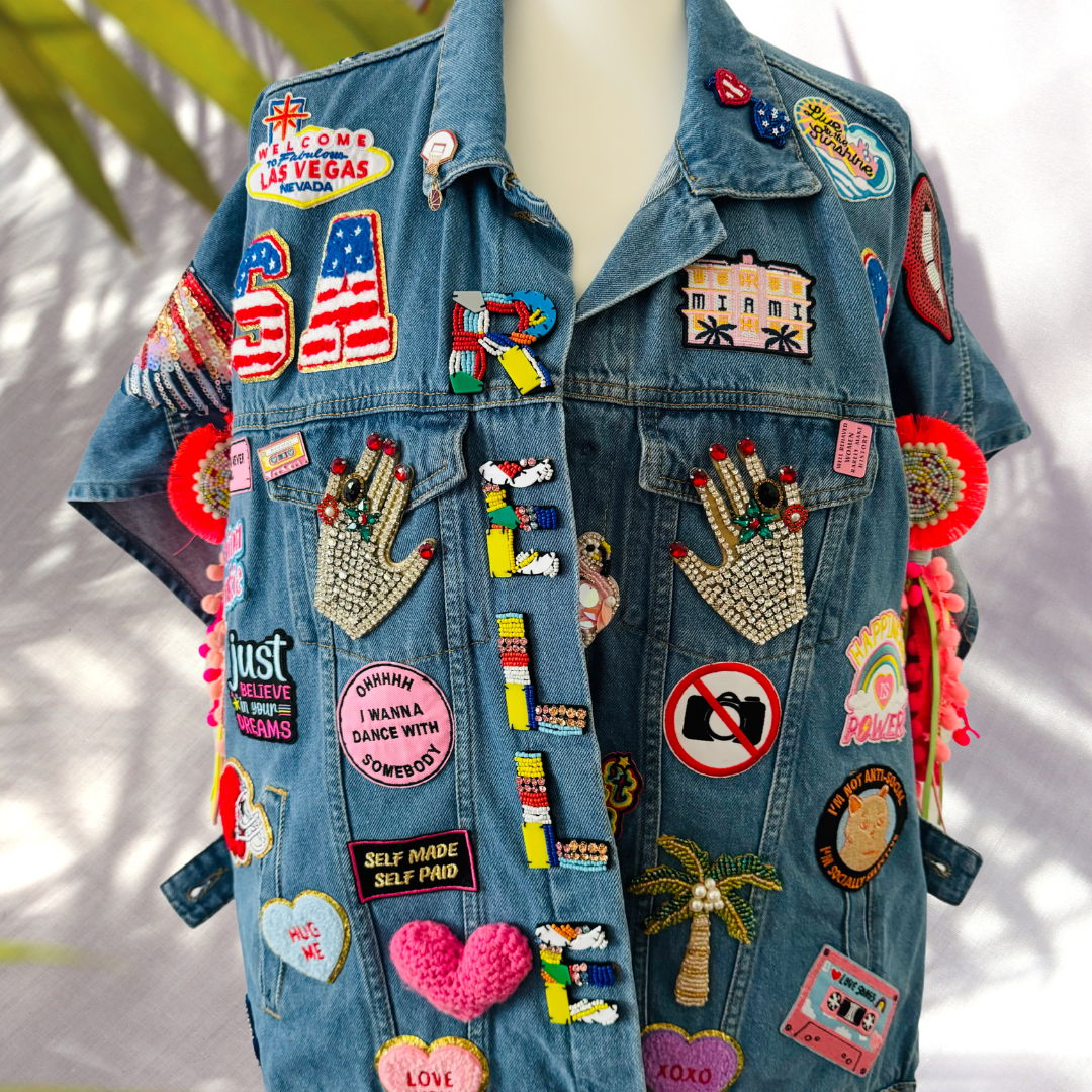 Stars and Stripes - Handcrafted Unique Custom Vest