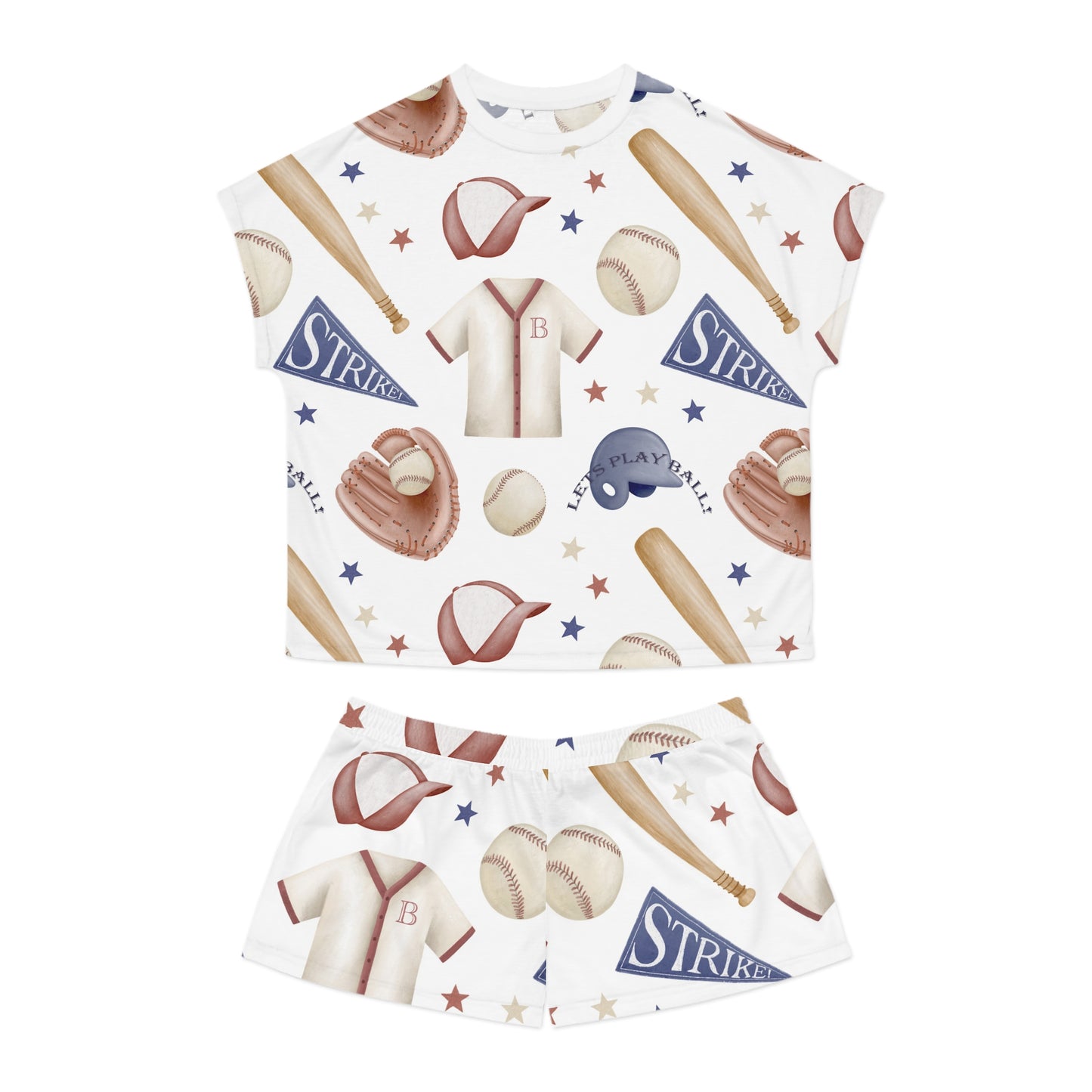 Home Run Women's Short Pajama Set