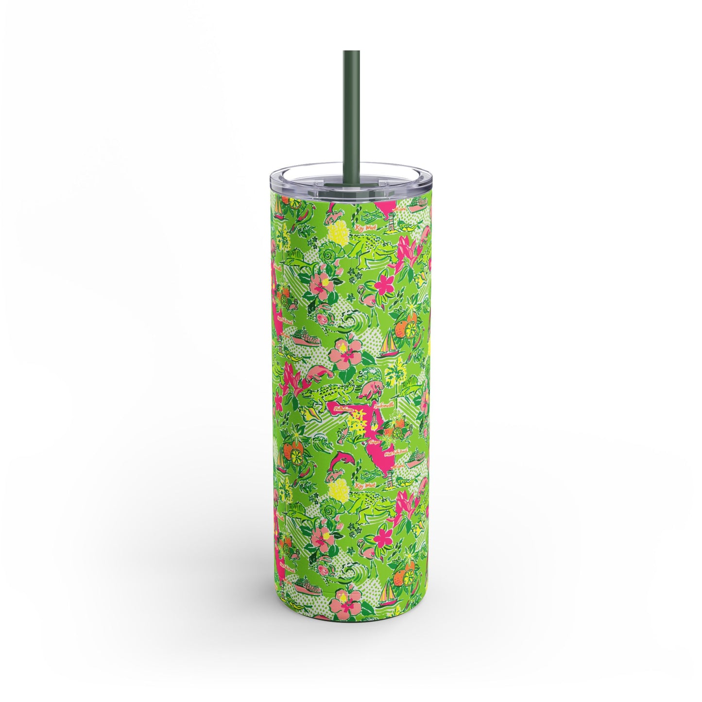 Sunshine State Skinny Tumbler with screw-on slide