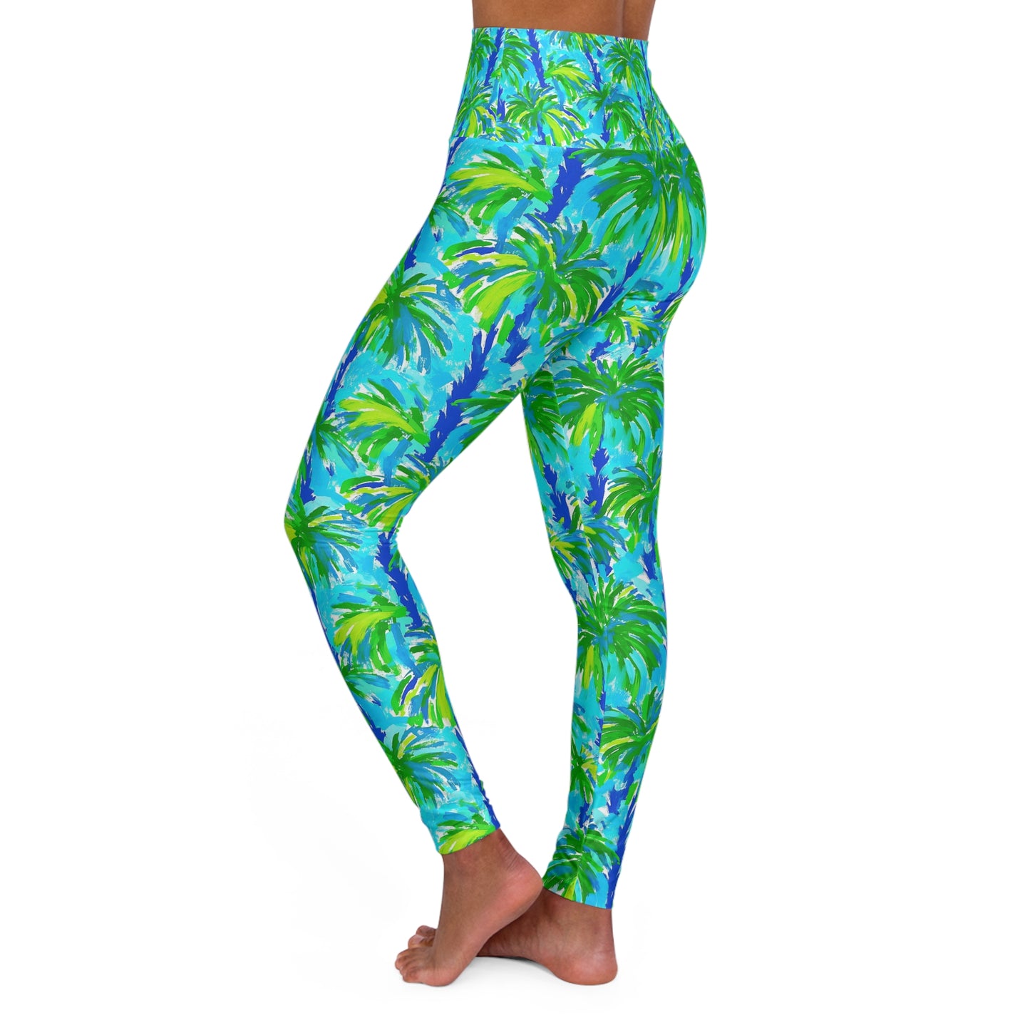 Palm Coast High Waisted Yoga Leggings