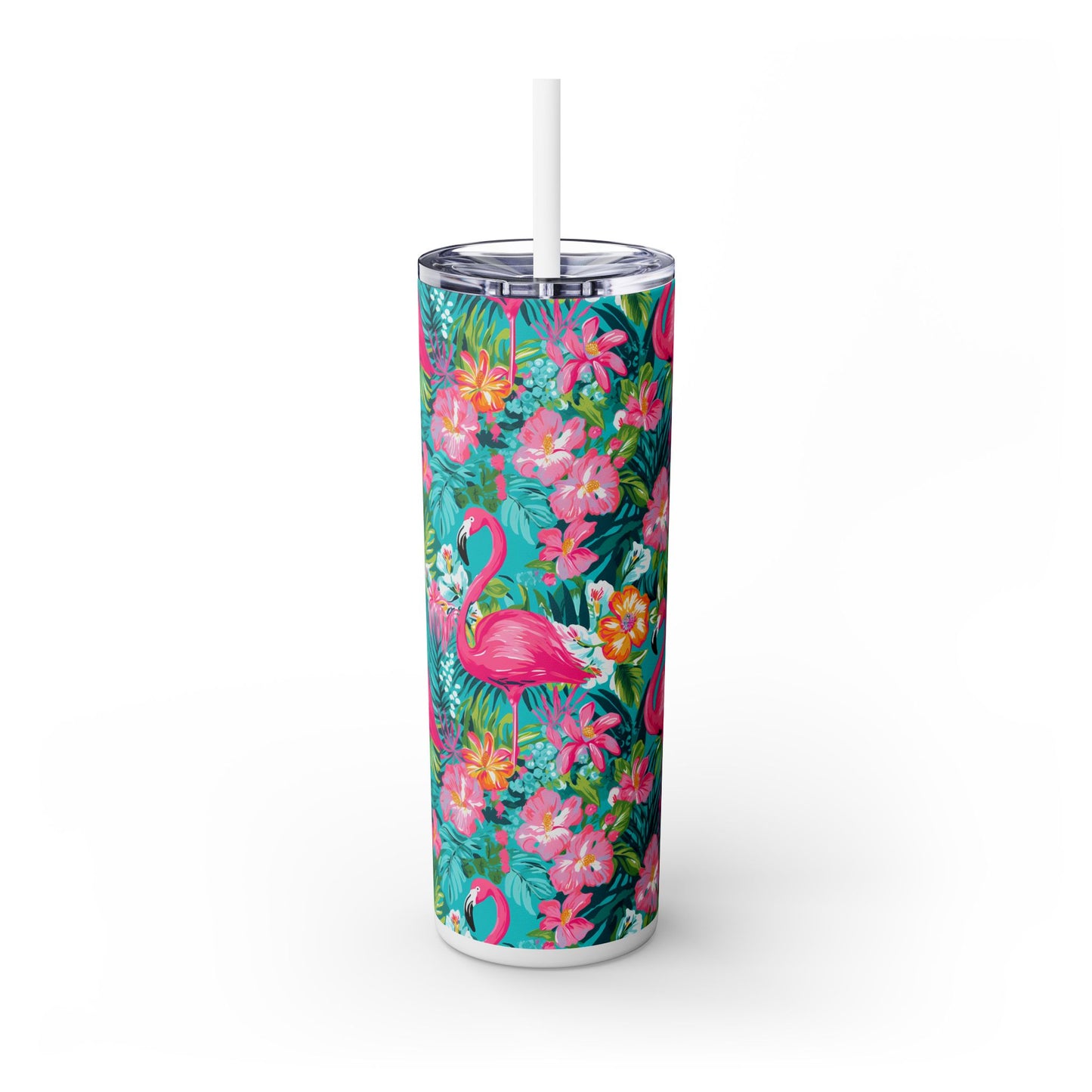 Pink Paradise Skinny Tumbler