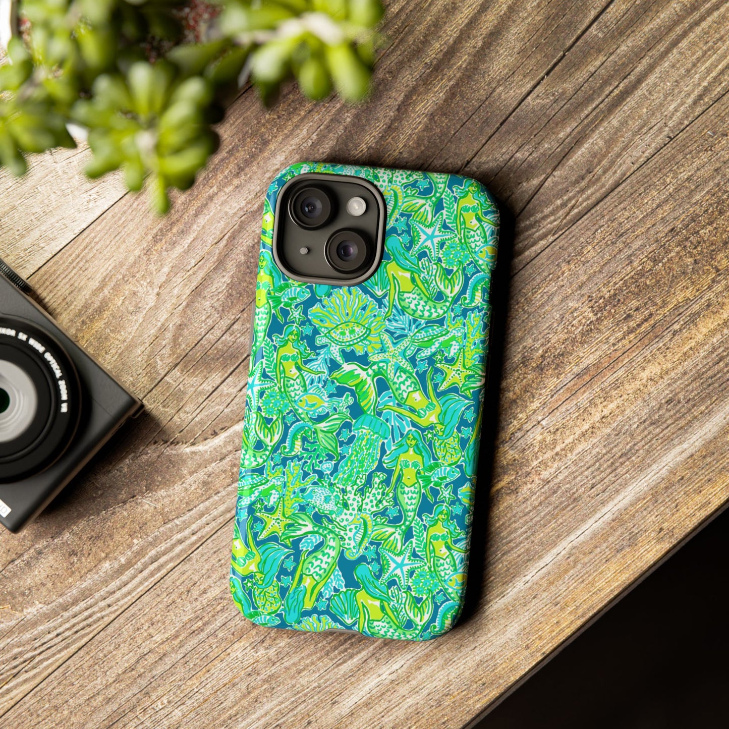 Emerald Mermaid iPhone Case