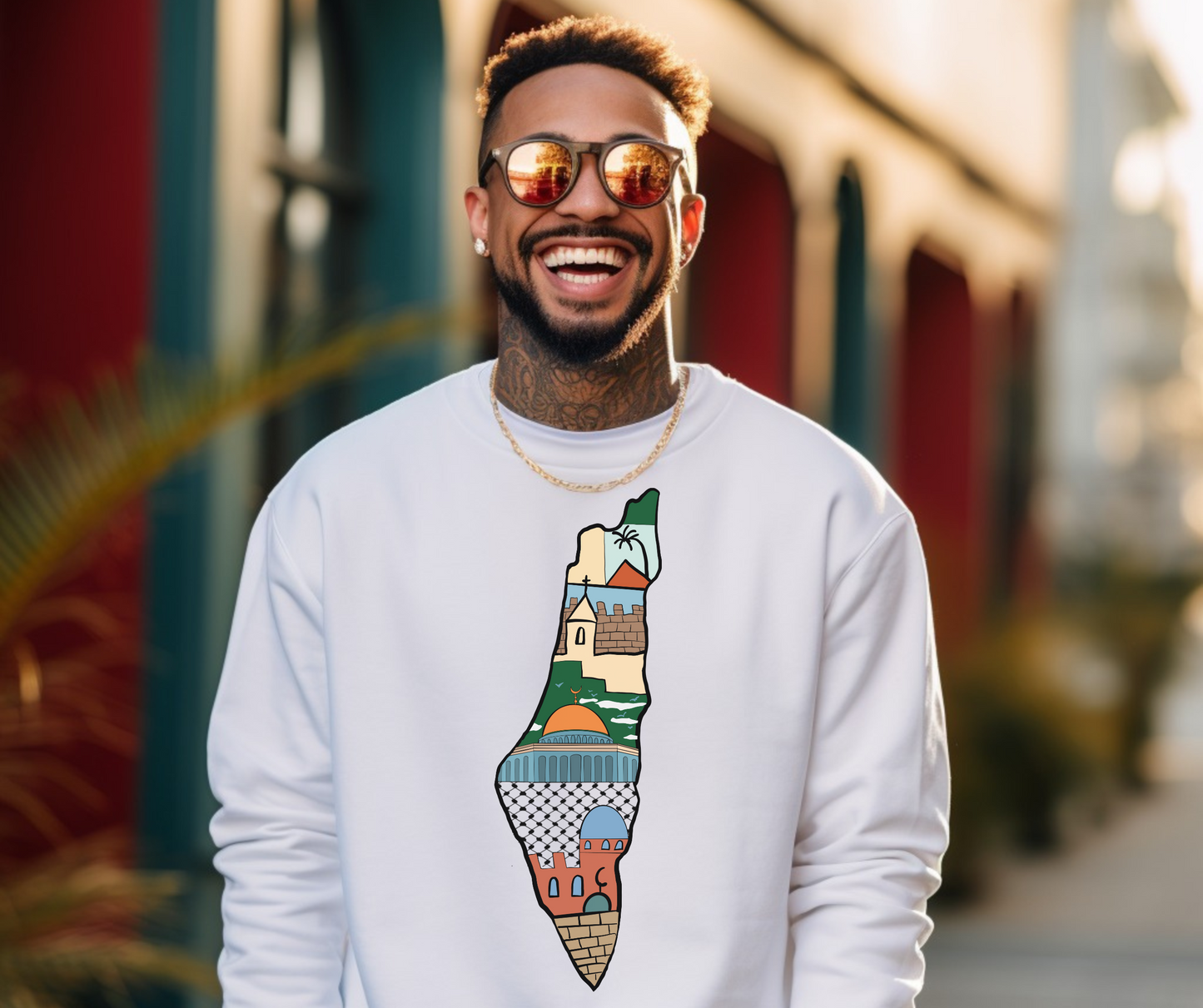 Mapwear: Palestine Edition Sweatshirt | Men