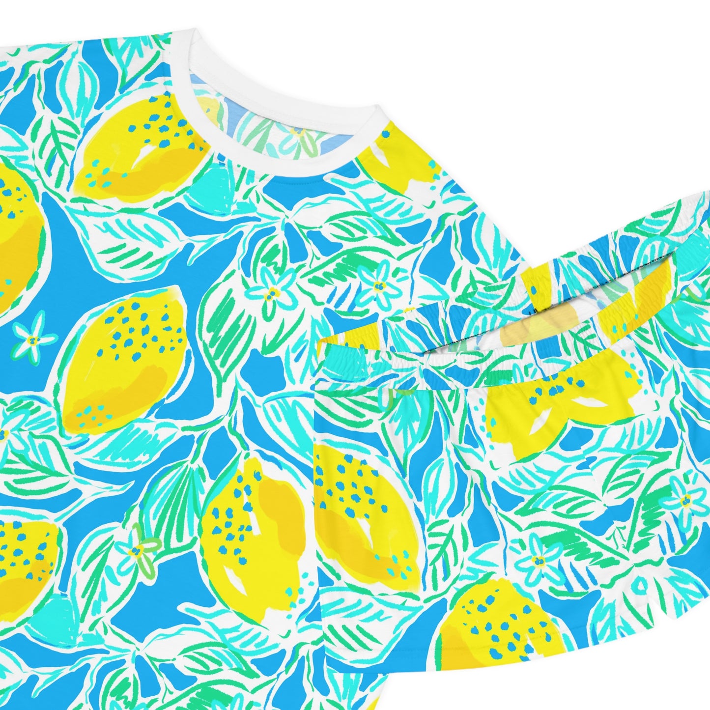 Lemonade Days Women's Short Pajama Set