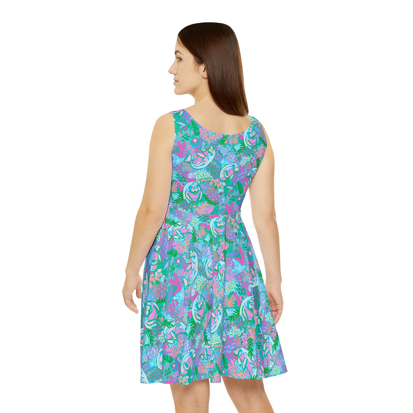 Manatee Paradise Skater Dress