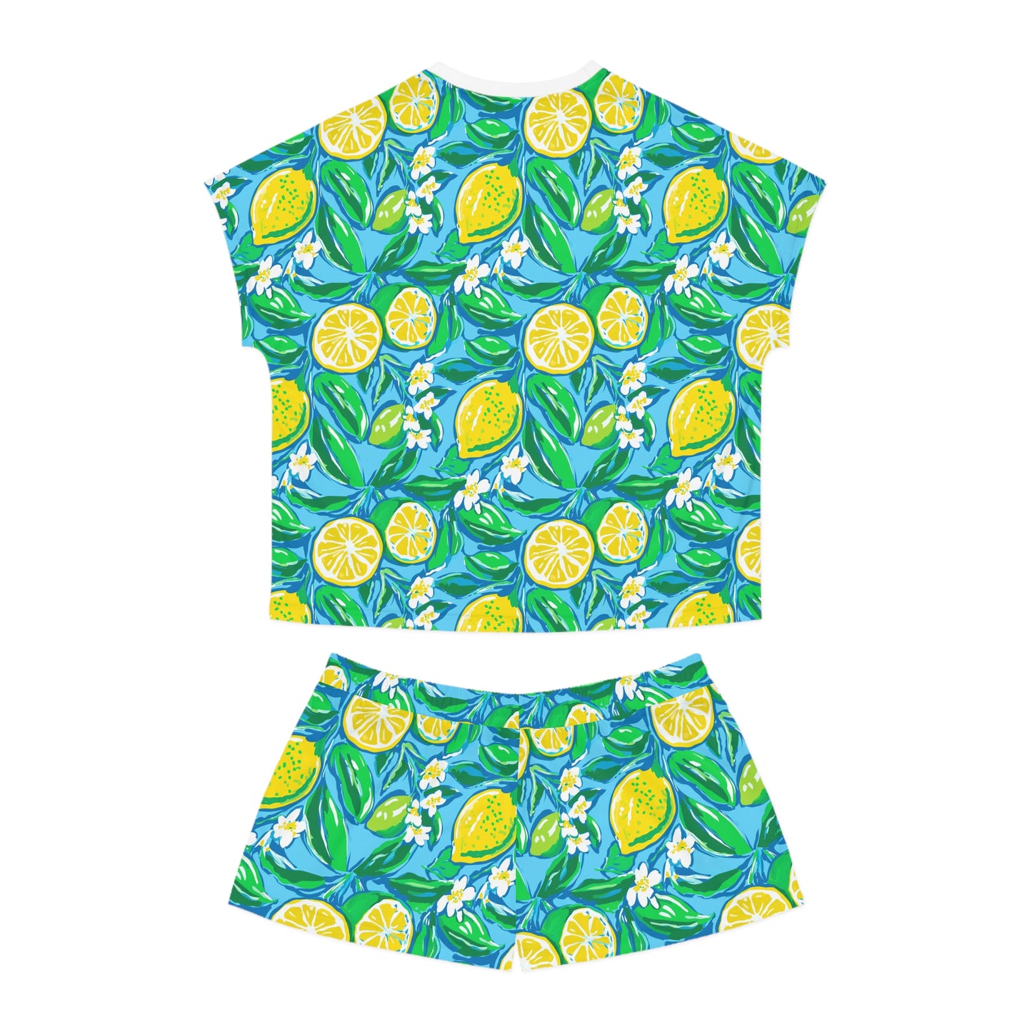 Citrus Splash Women's Short Pajama Set