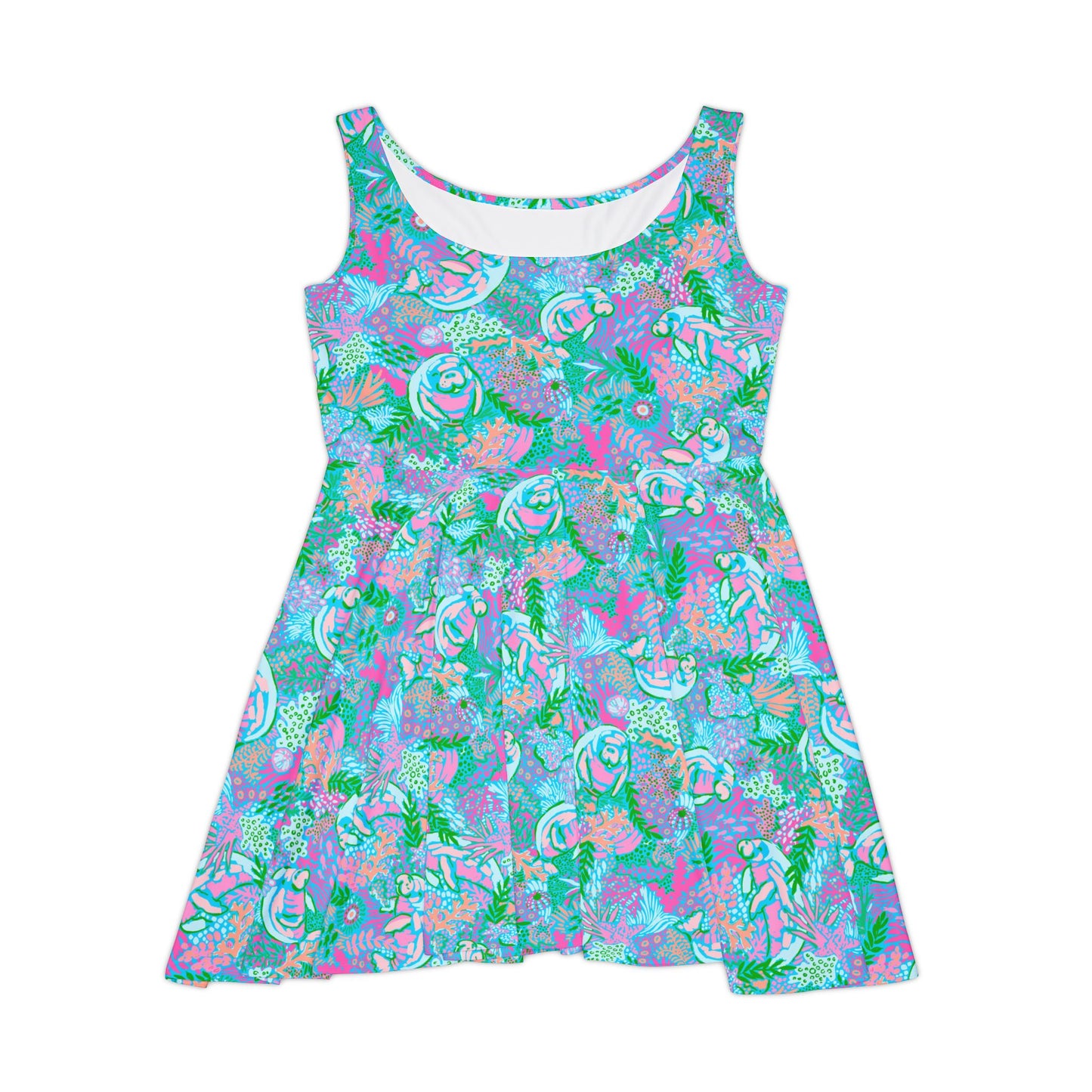 Manatee Paradise Skater Dress