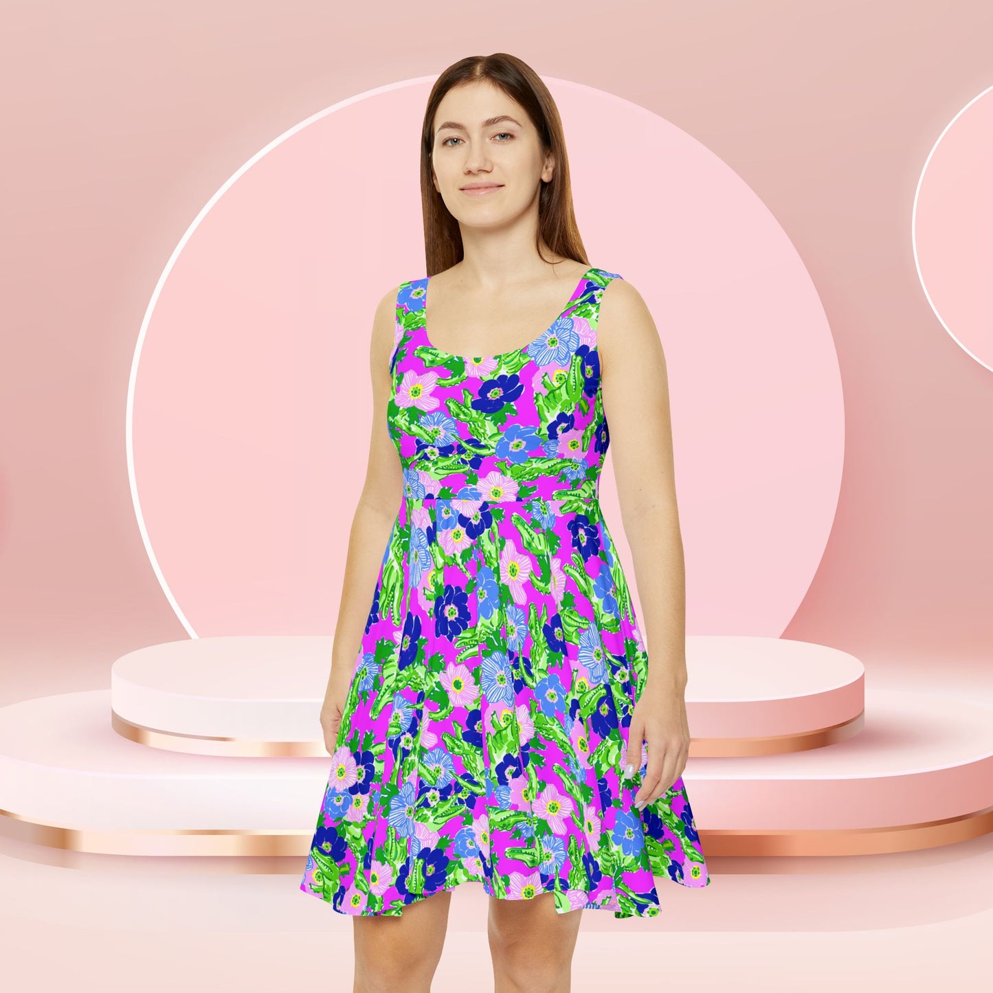 Gator Groove Skater Dress