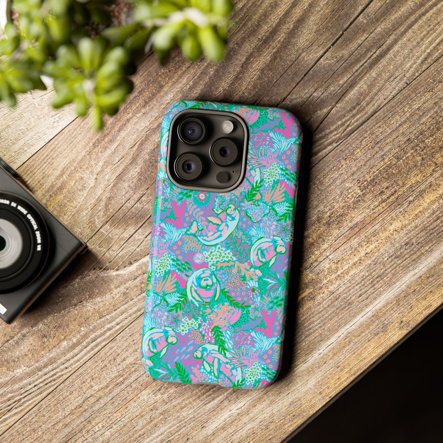 Manatee Paradise iPhone Case
