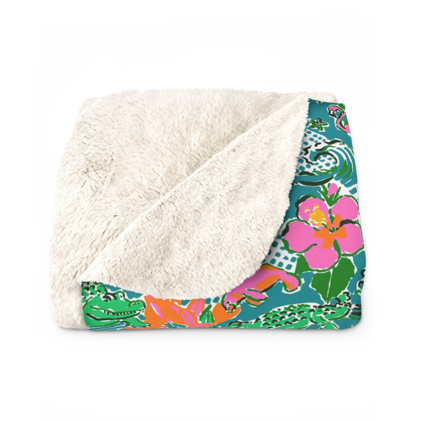 Sunshine State Sherpa Fleece Blanket