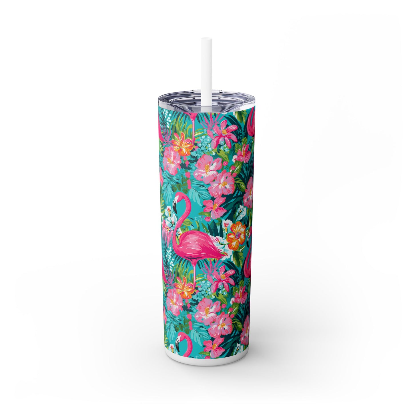 Pink Paradise Skinny Tumbler