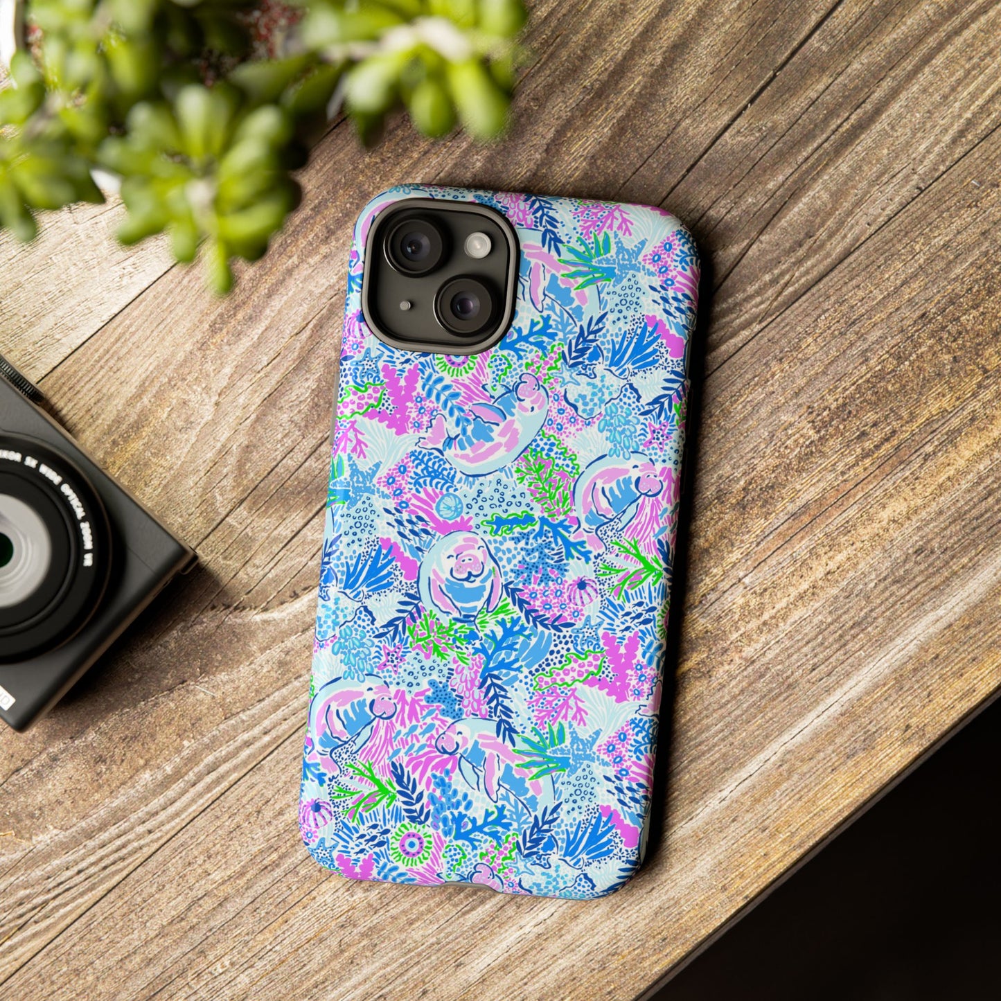 Manatee Paradise iPhone Case