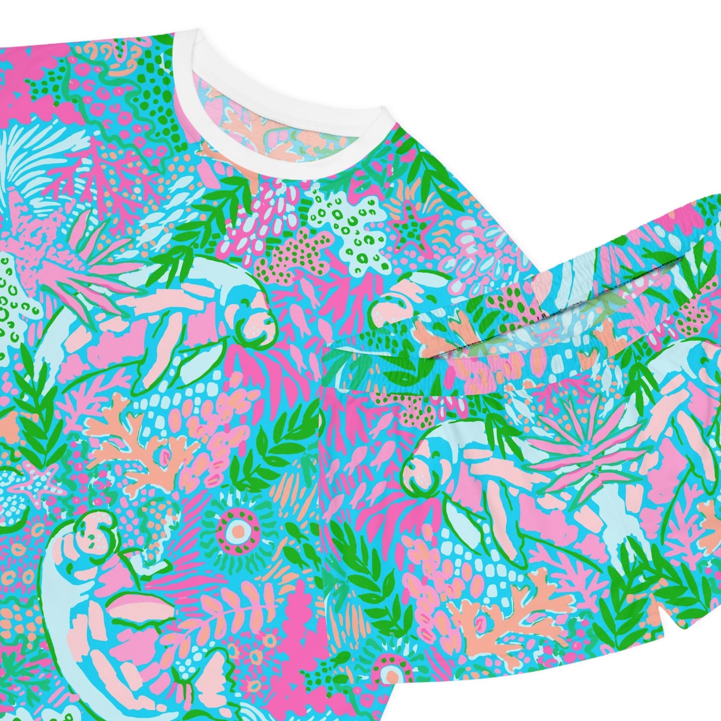 Manatee Paradise Women's Short Pajama Set