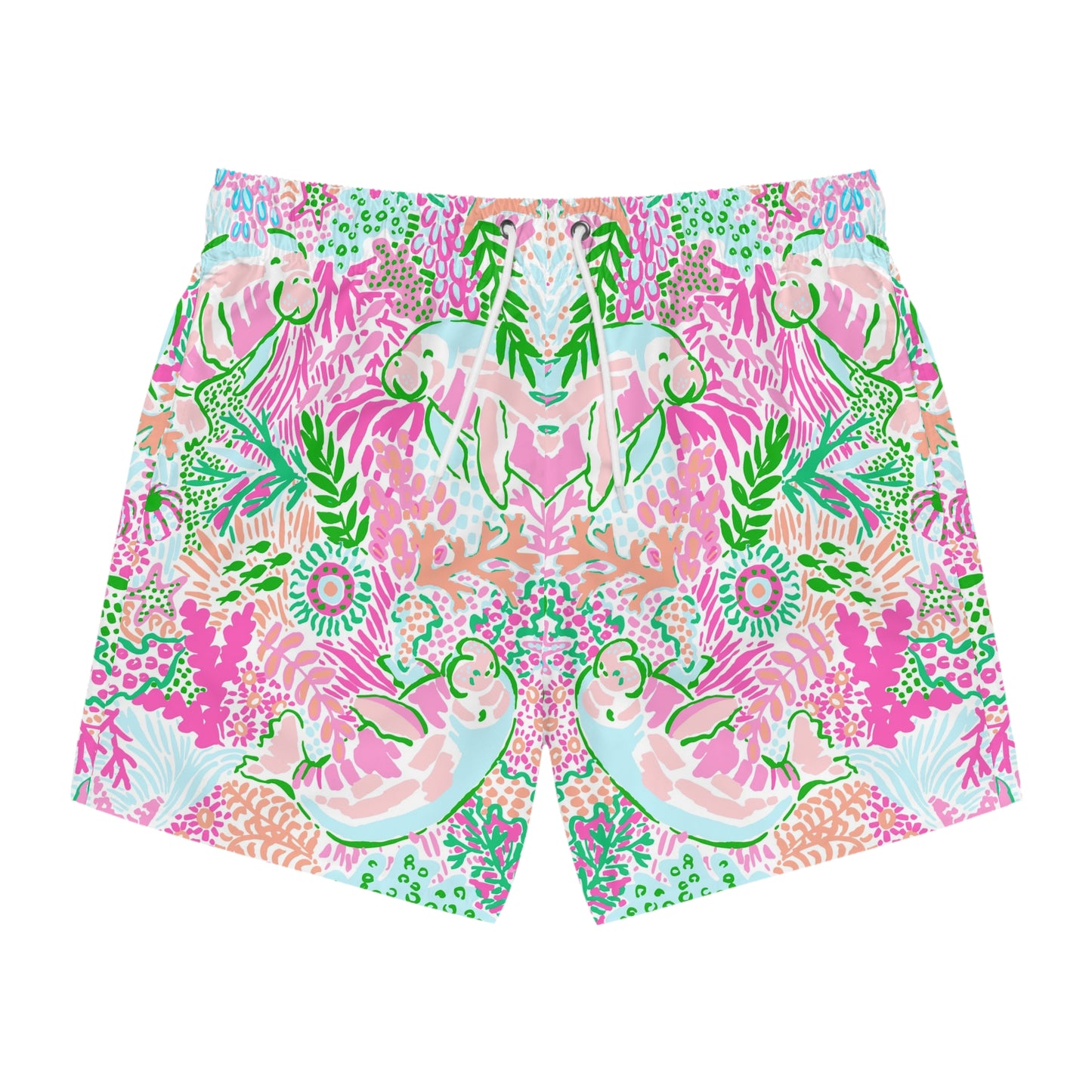 Manatee Paradise Swim Trunks