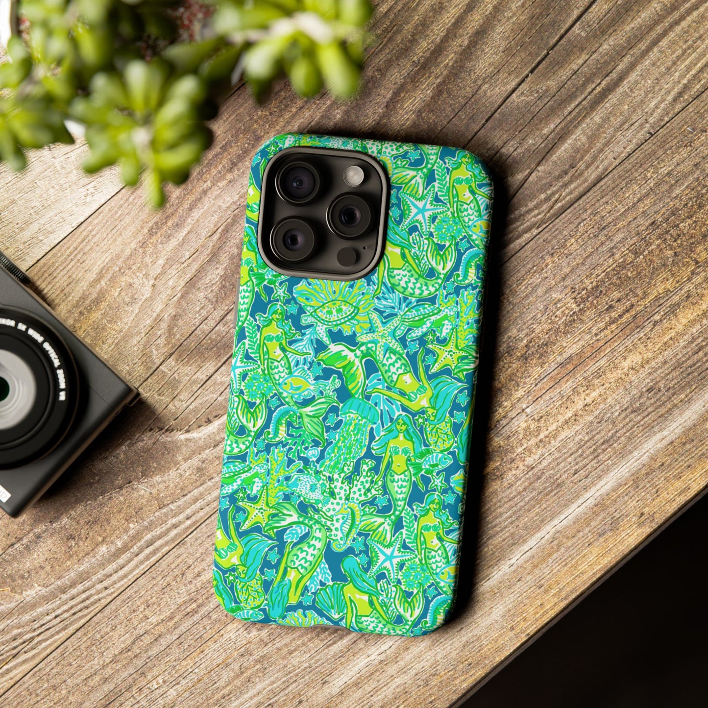 Emerald Mermaid iPhone Case