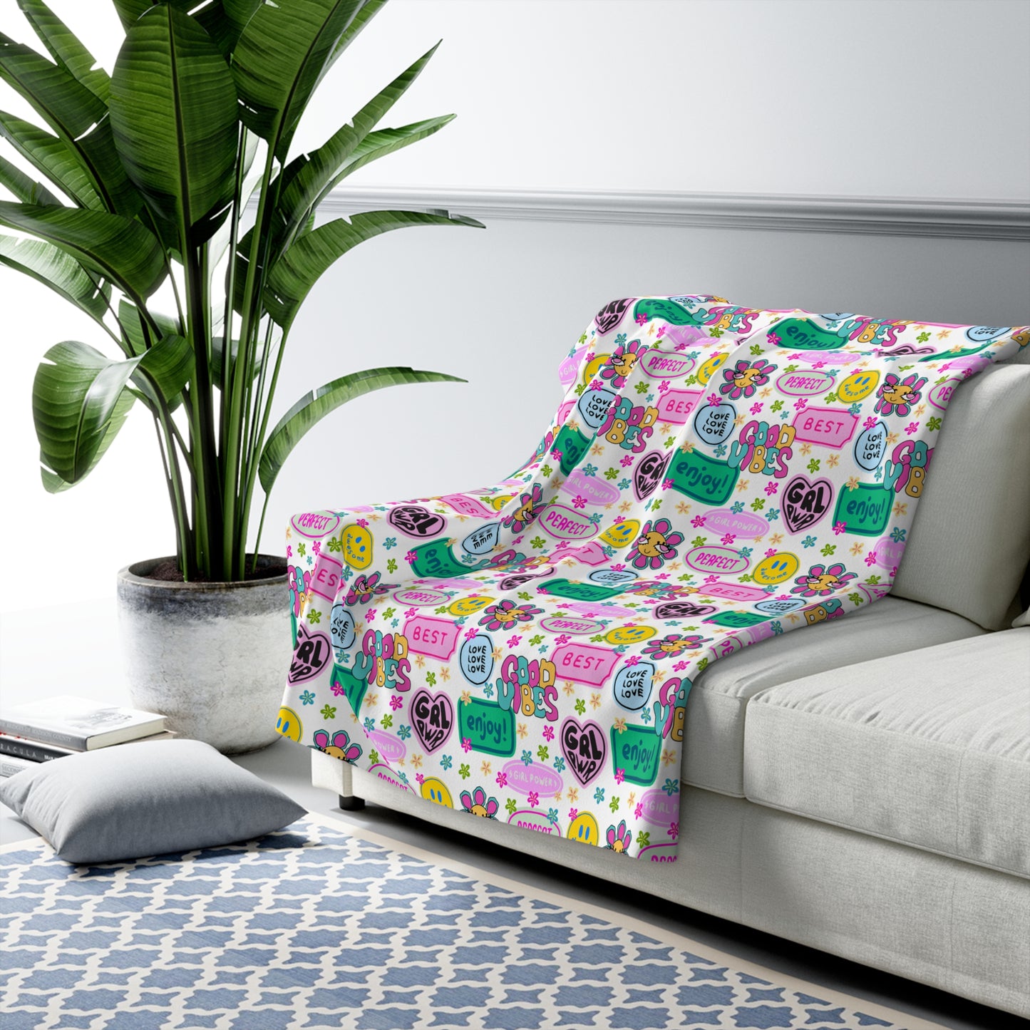 Girl Power, Good Vibes Blanket