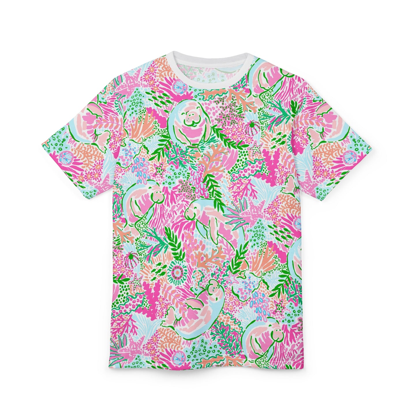 Manatee Paradise All-Over-Print T-Shirt