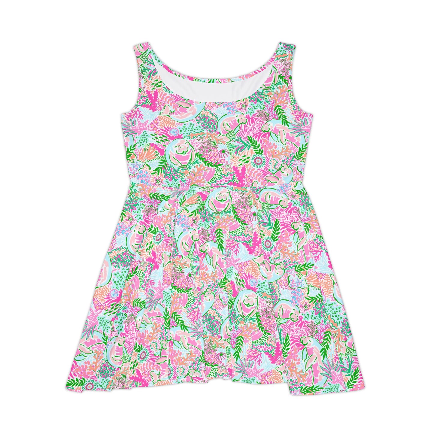 Manatee Paradise Skater Dress