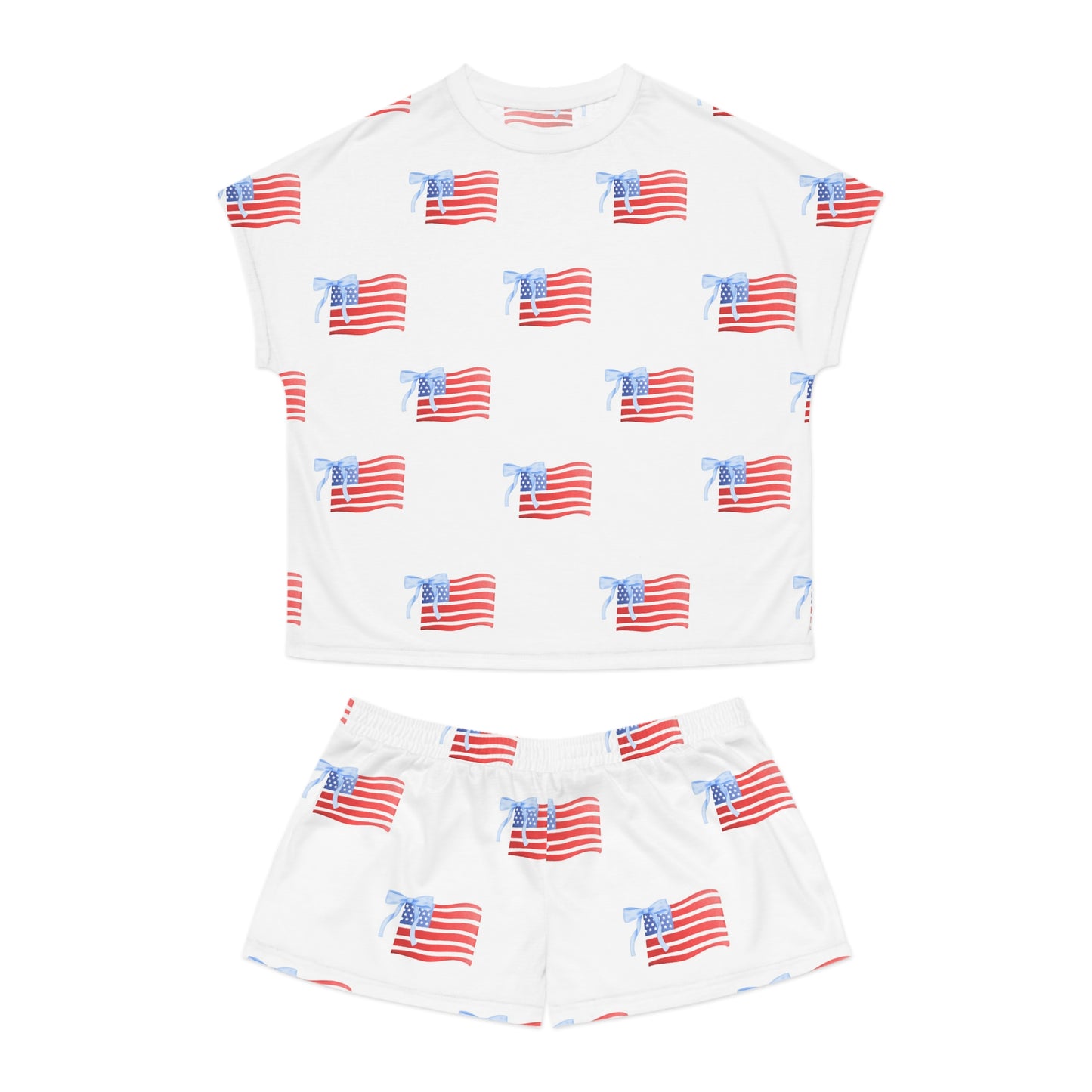All-American Pride Women's Short Pajama Set