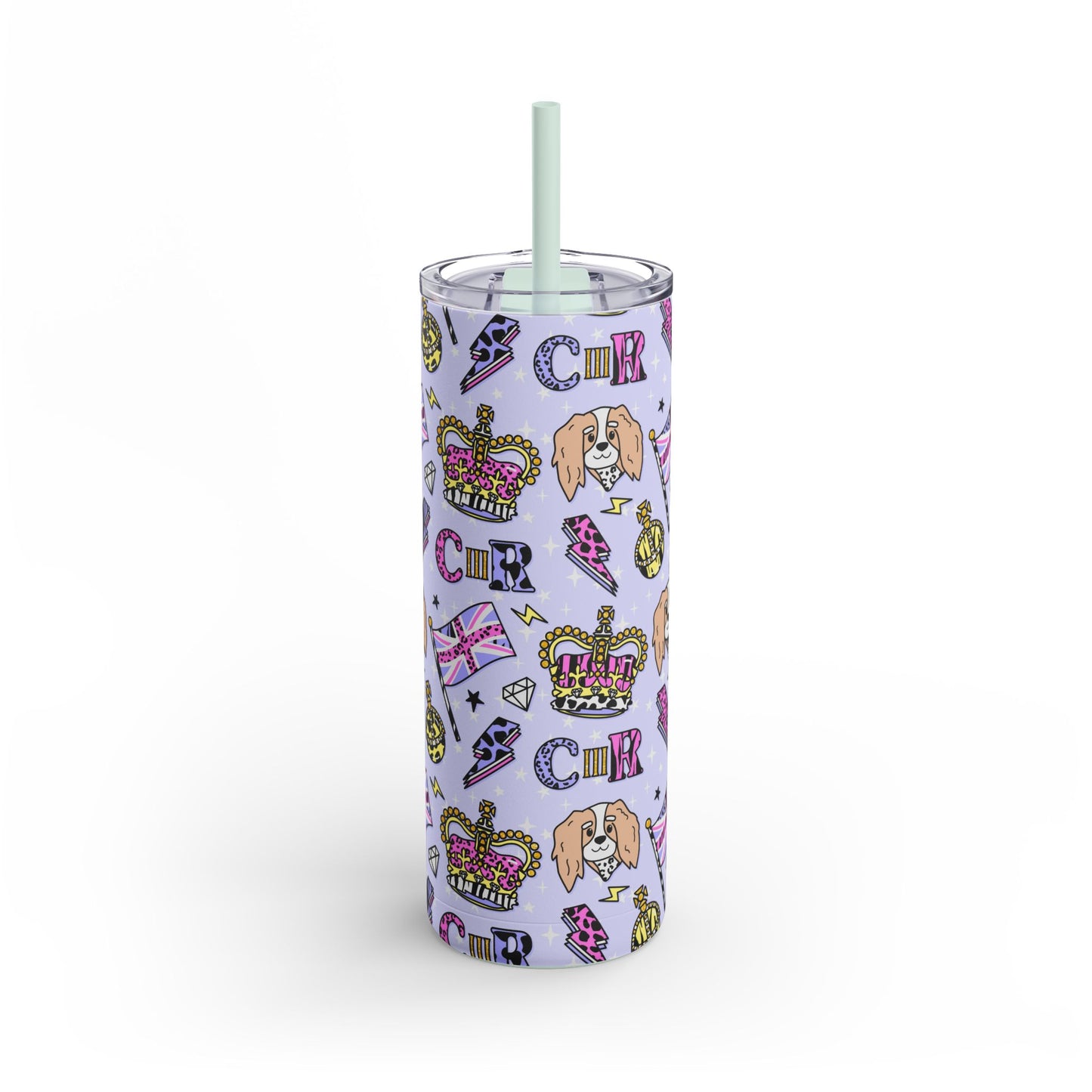 London City Girl Skinny Tumbler with screw-on slide