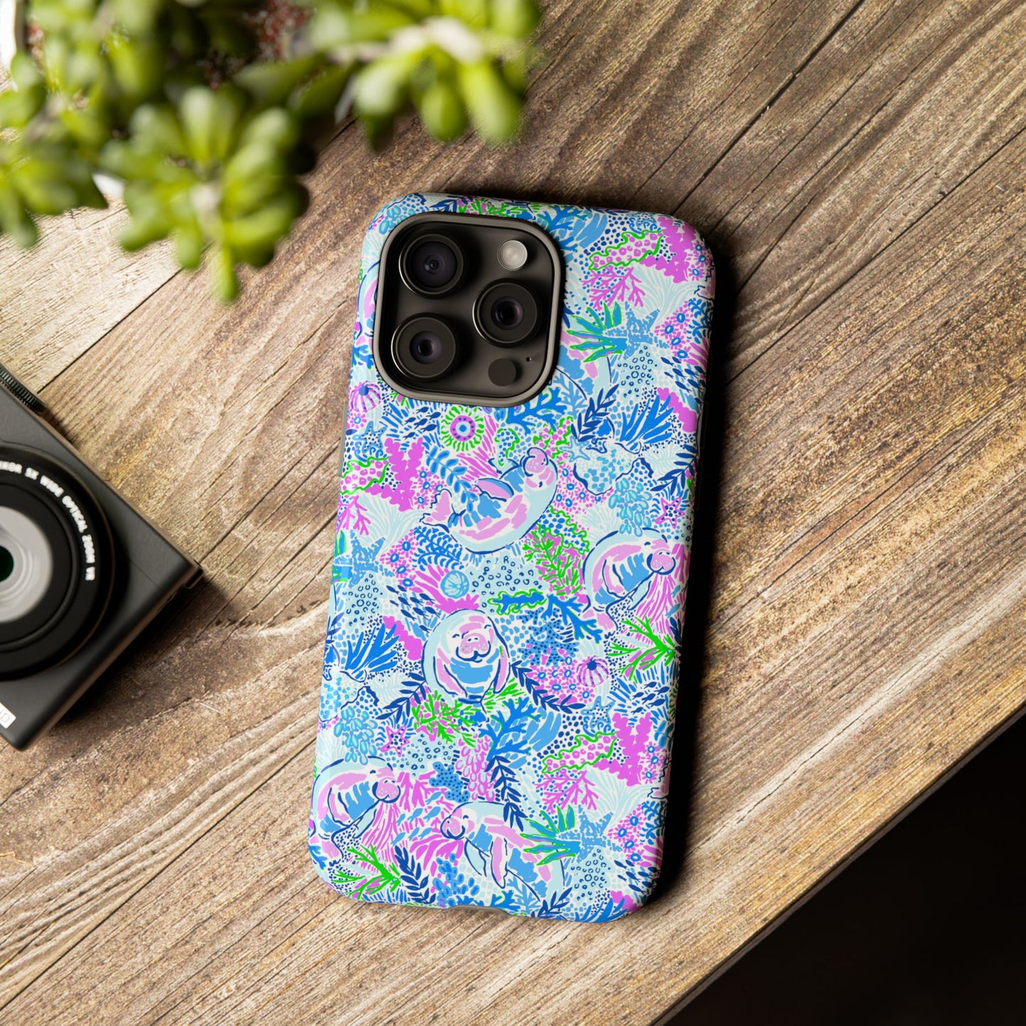 Manatee Paradise iPhone Case
