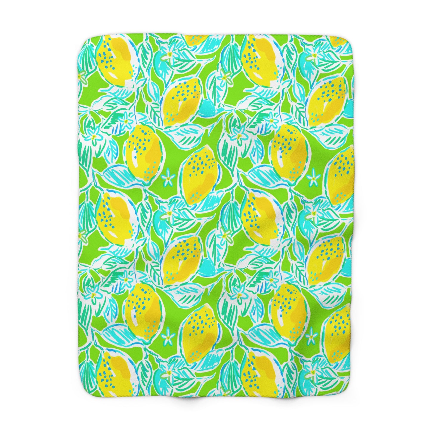 Lemonade Days Sherpa Fleece Blanket