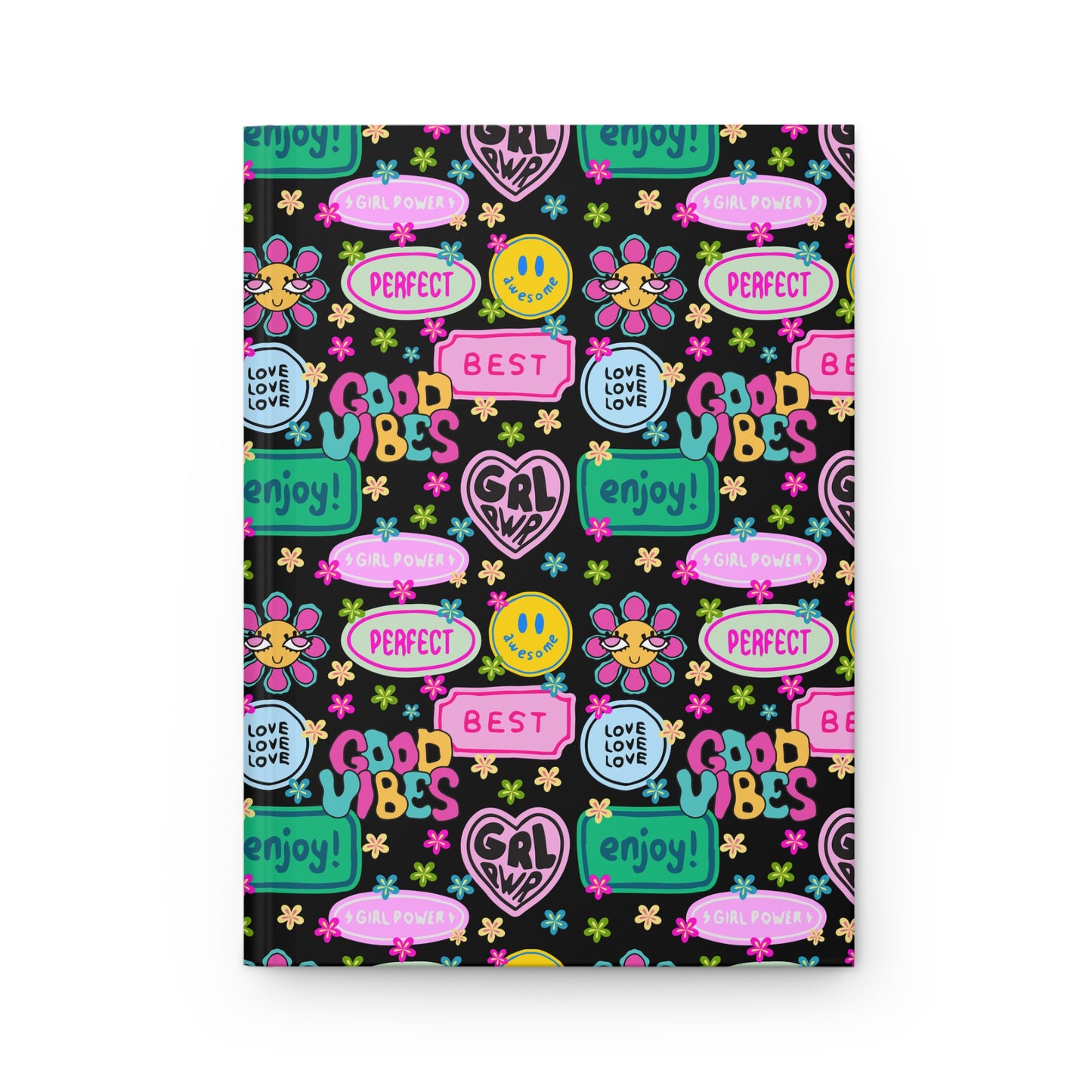Girl Power, Good Vibes Hardcover Journal