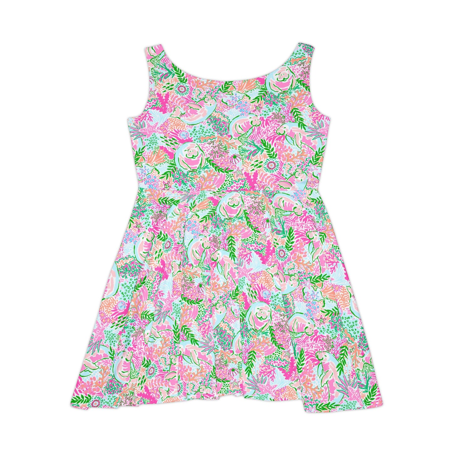 Manatee Paradise Skater Dress