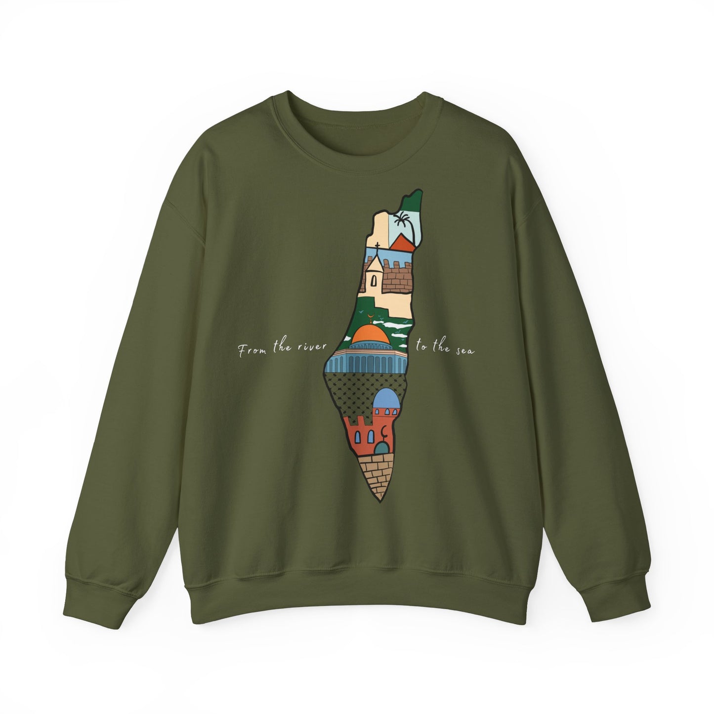 Mapwear: Palestine Edition Sweatshirt | Women