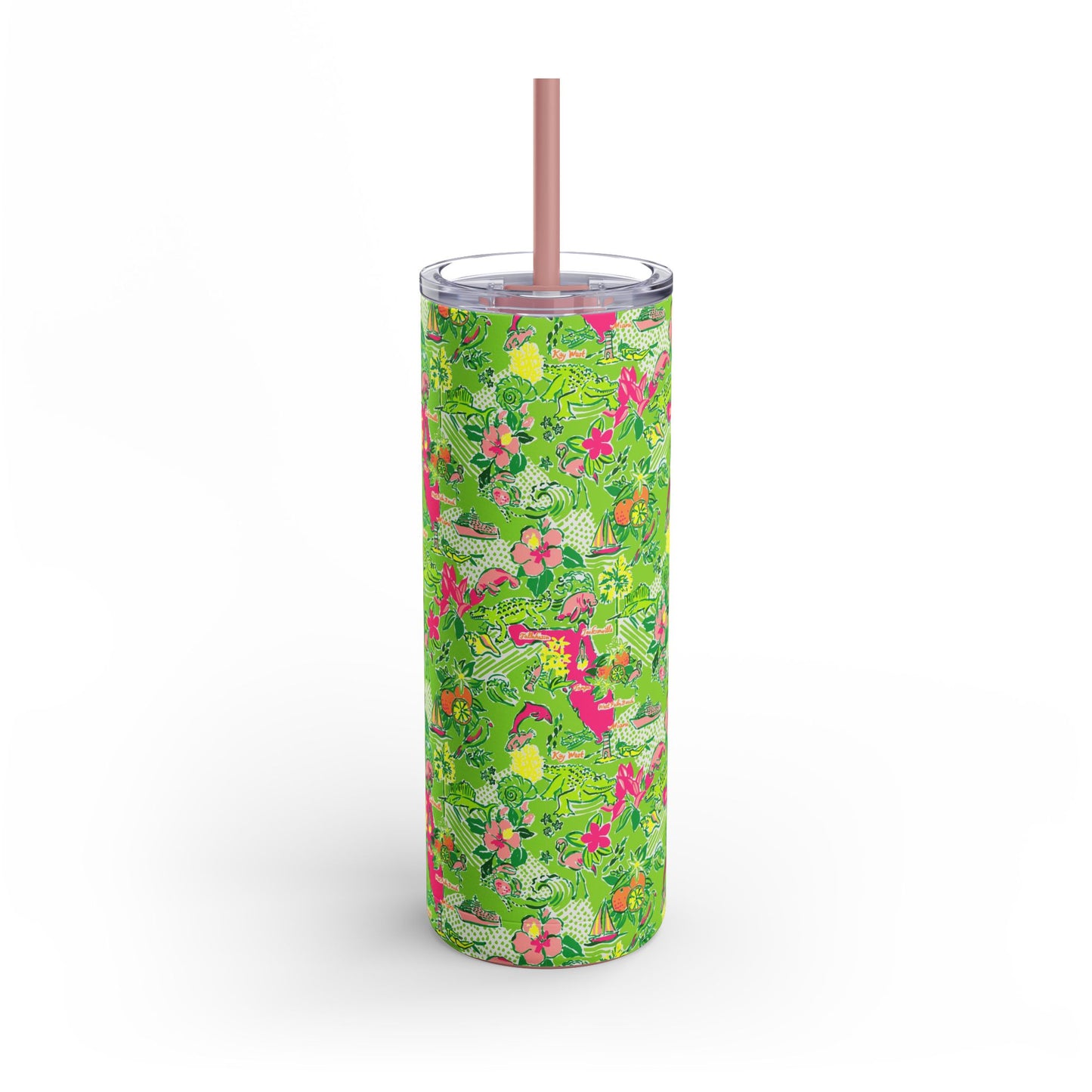Sunshine State Skinny Tumbler with screw-on slide