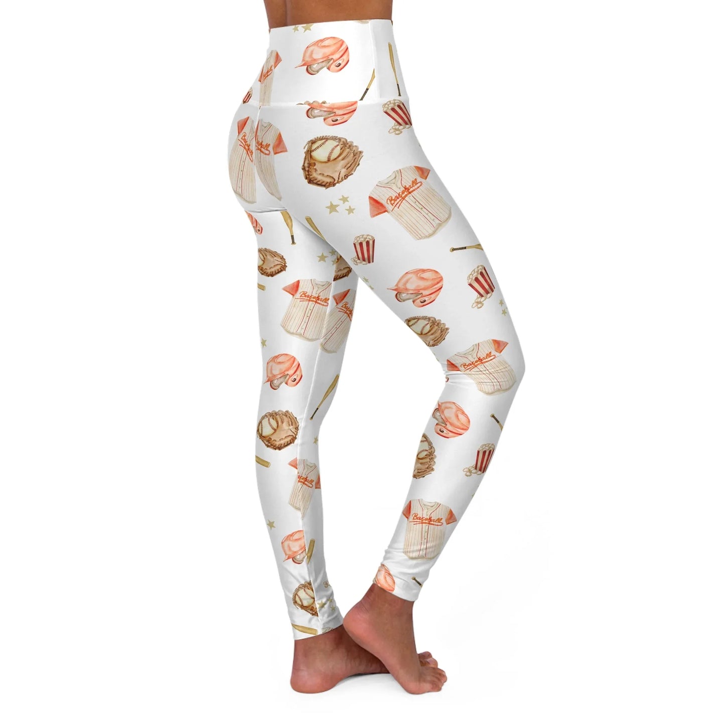 All-Star Spirit High Waisted Yoga Leggings - All Over Prints