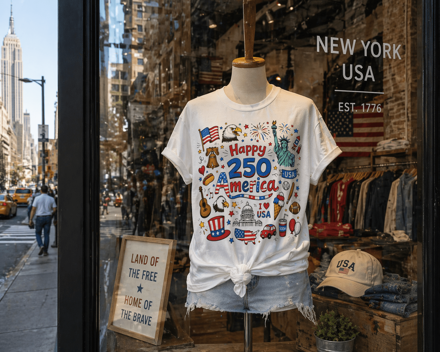 American Girl T-Shirt – RELLE Fashion & Lifestyle – Product Image