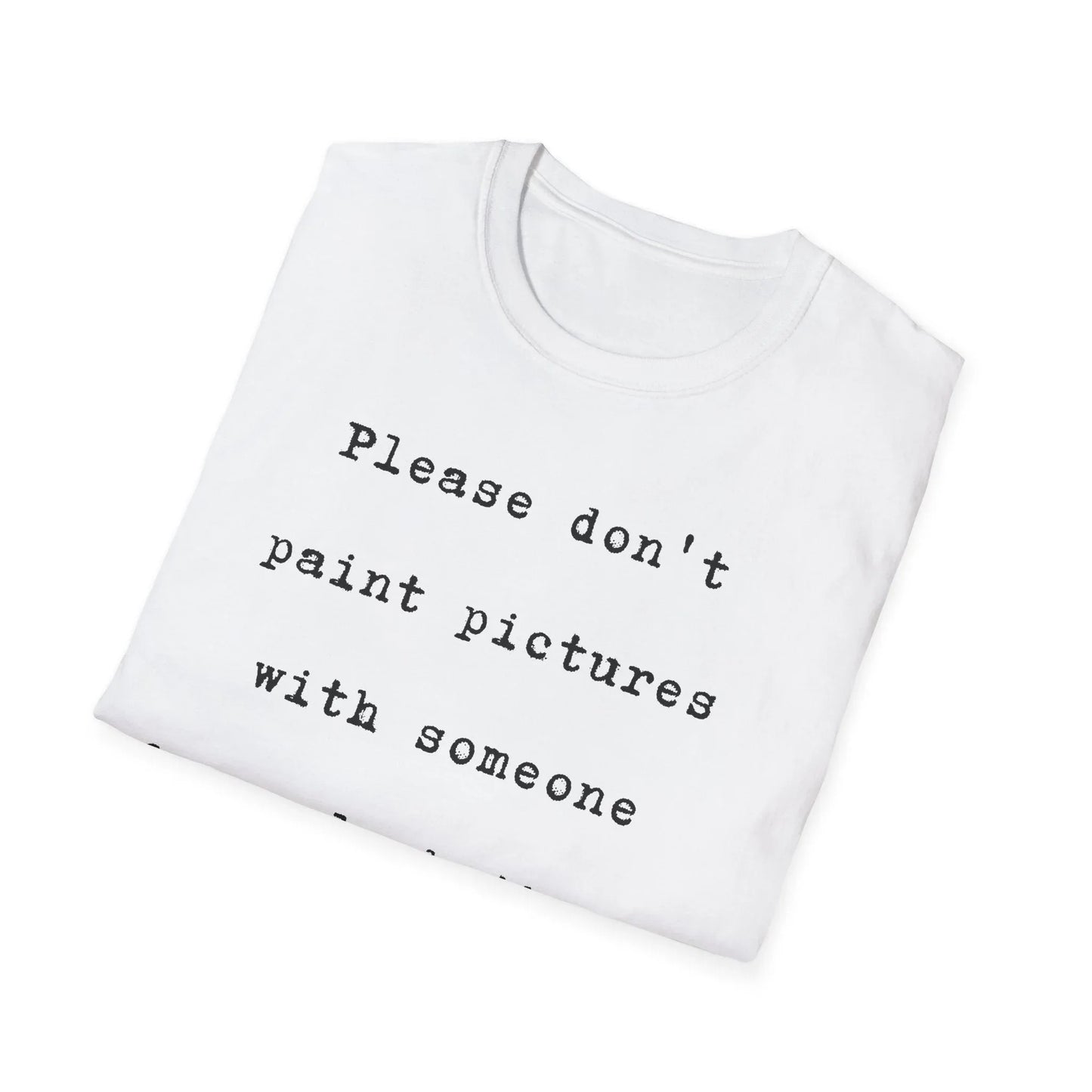 Build the Wall Before Art | white | Unisex - T-Shirt