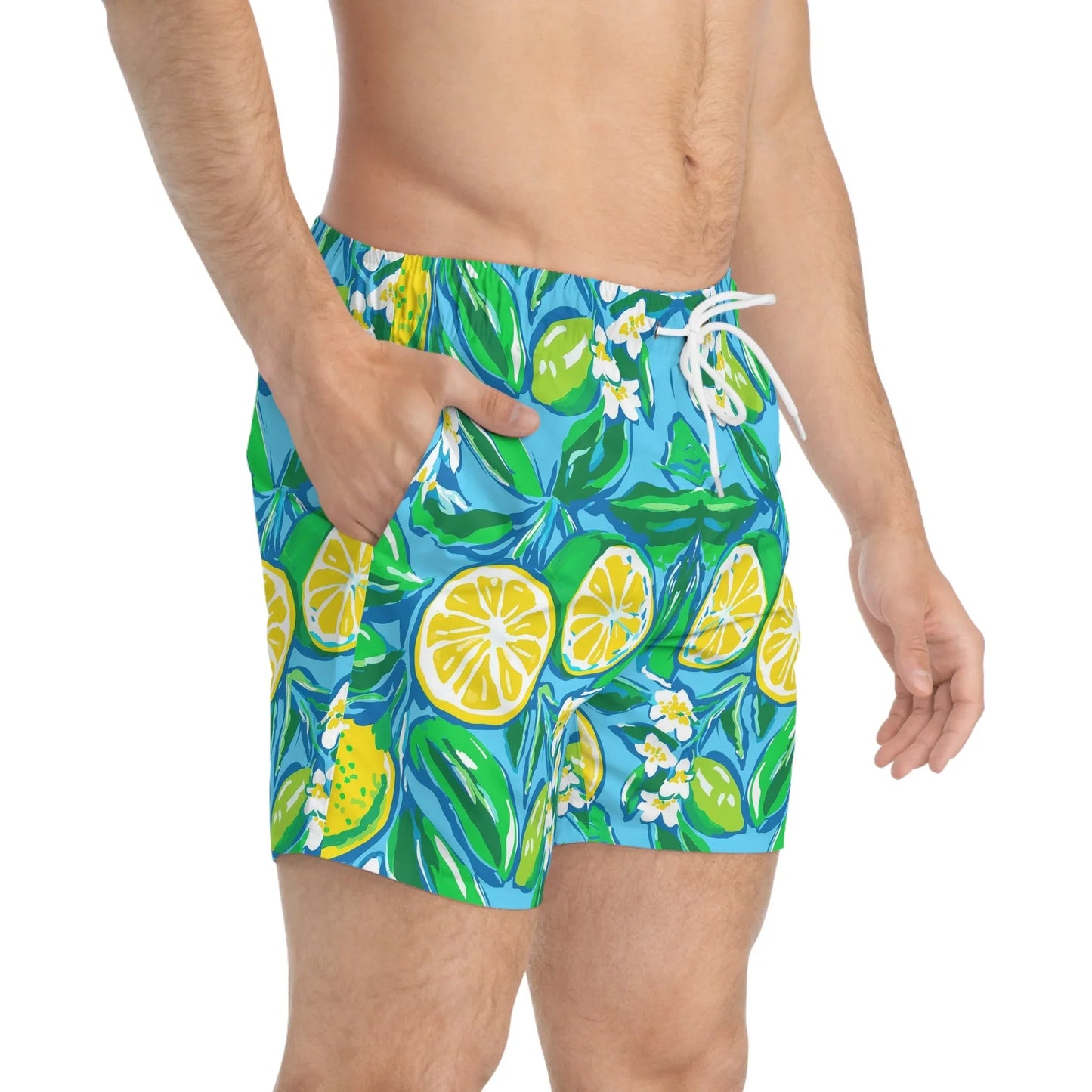 Citrus Splash Swim Trunks - All Over Prints