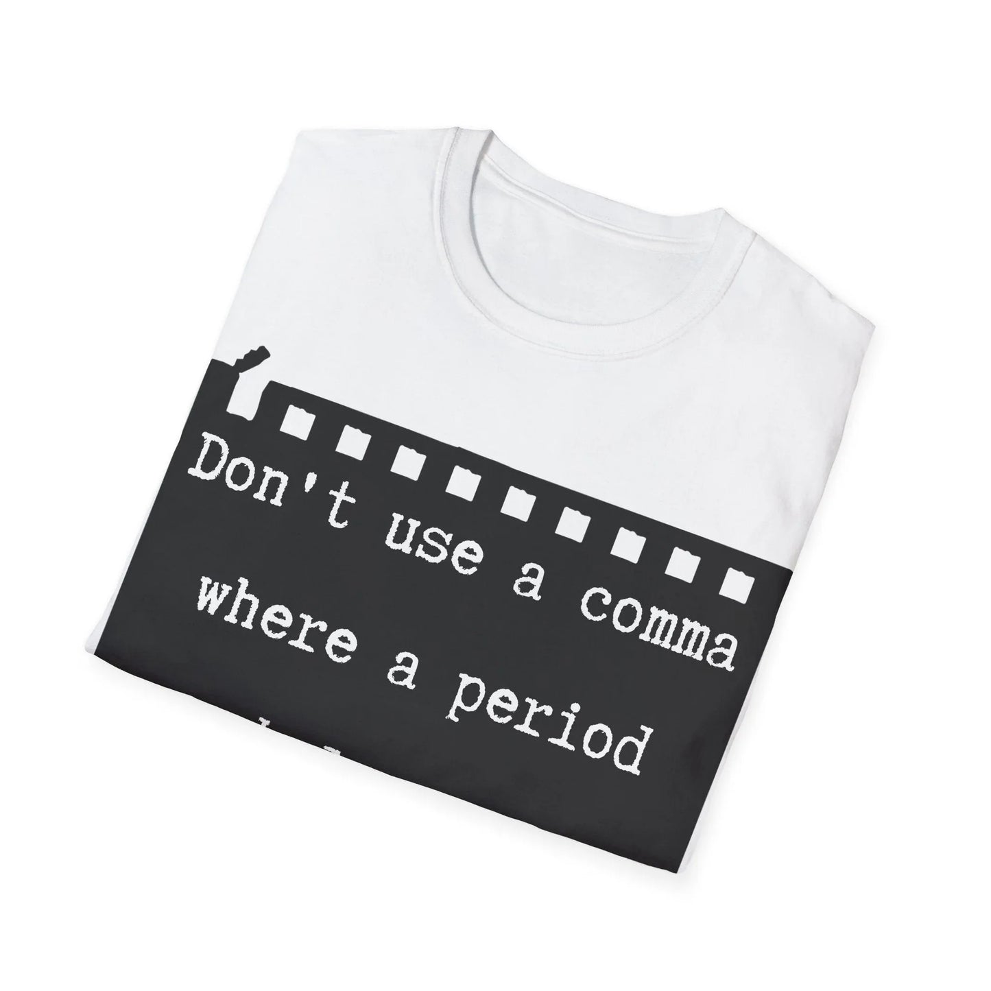 Full Stop No Pause | white | Unisex - T-Shirt