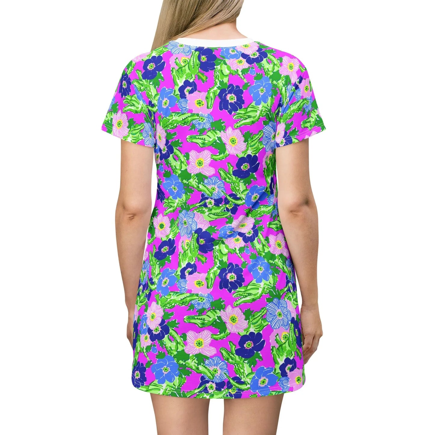 Gator Groove T-Shirt Dress - All Over Prints