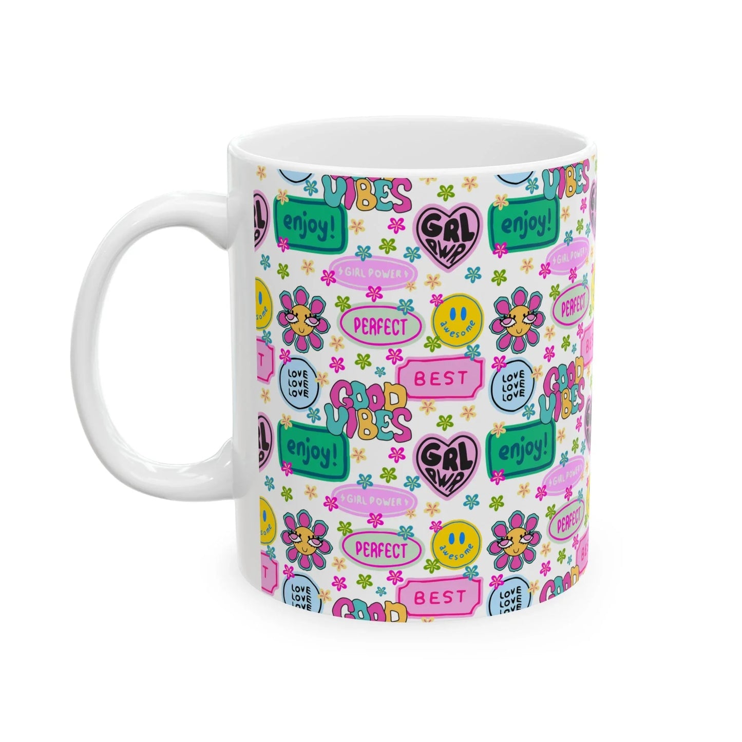 Girl Power Good Vibes Mug - 11oz