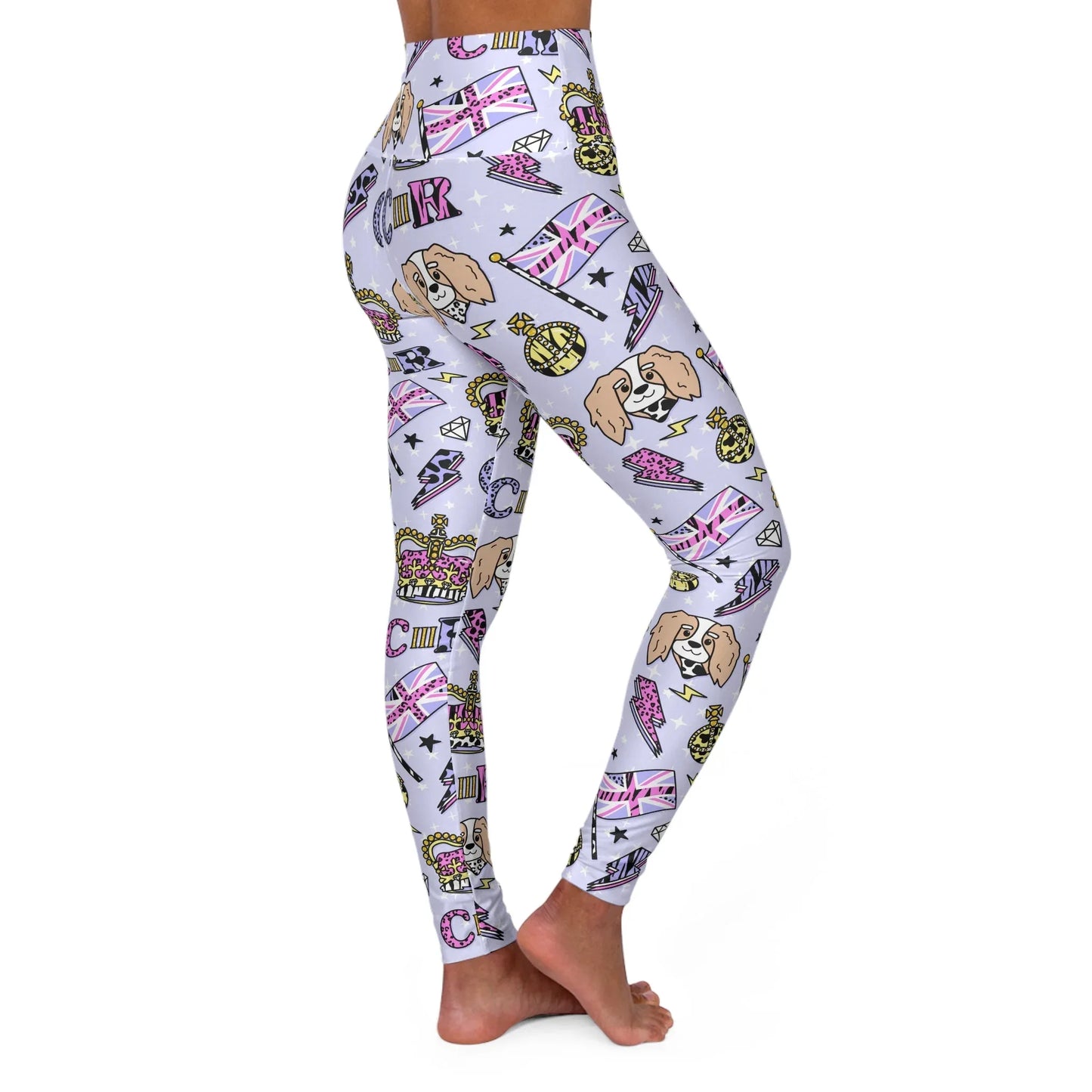 London City Girl High Waisted Yoga Leggings - All Over Prints