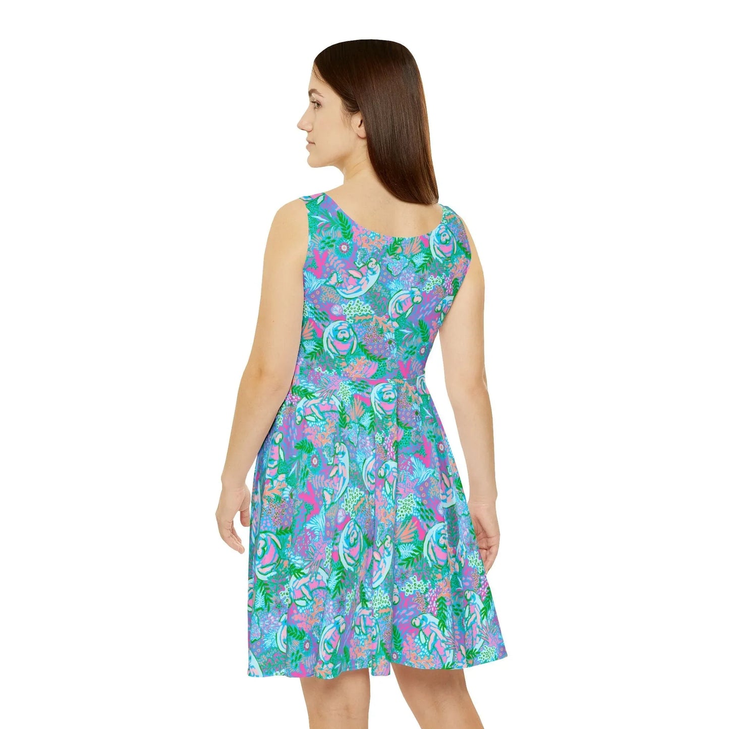 Manatee Paradise Skater Dress - All Over Prints