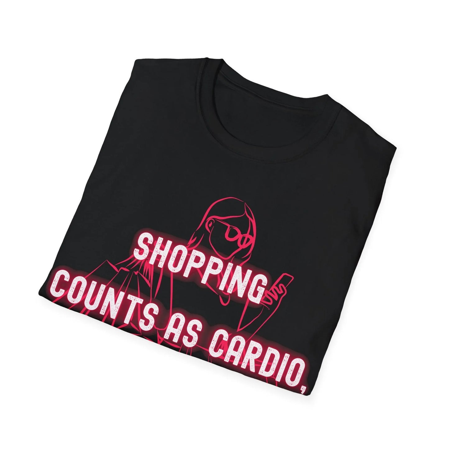 Shop ’Til You Drop | black | Unisex - T-Shirt