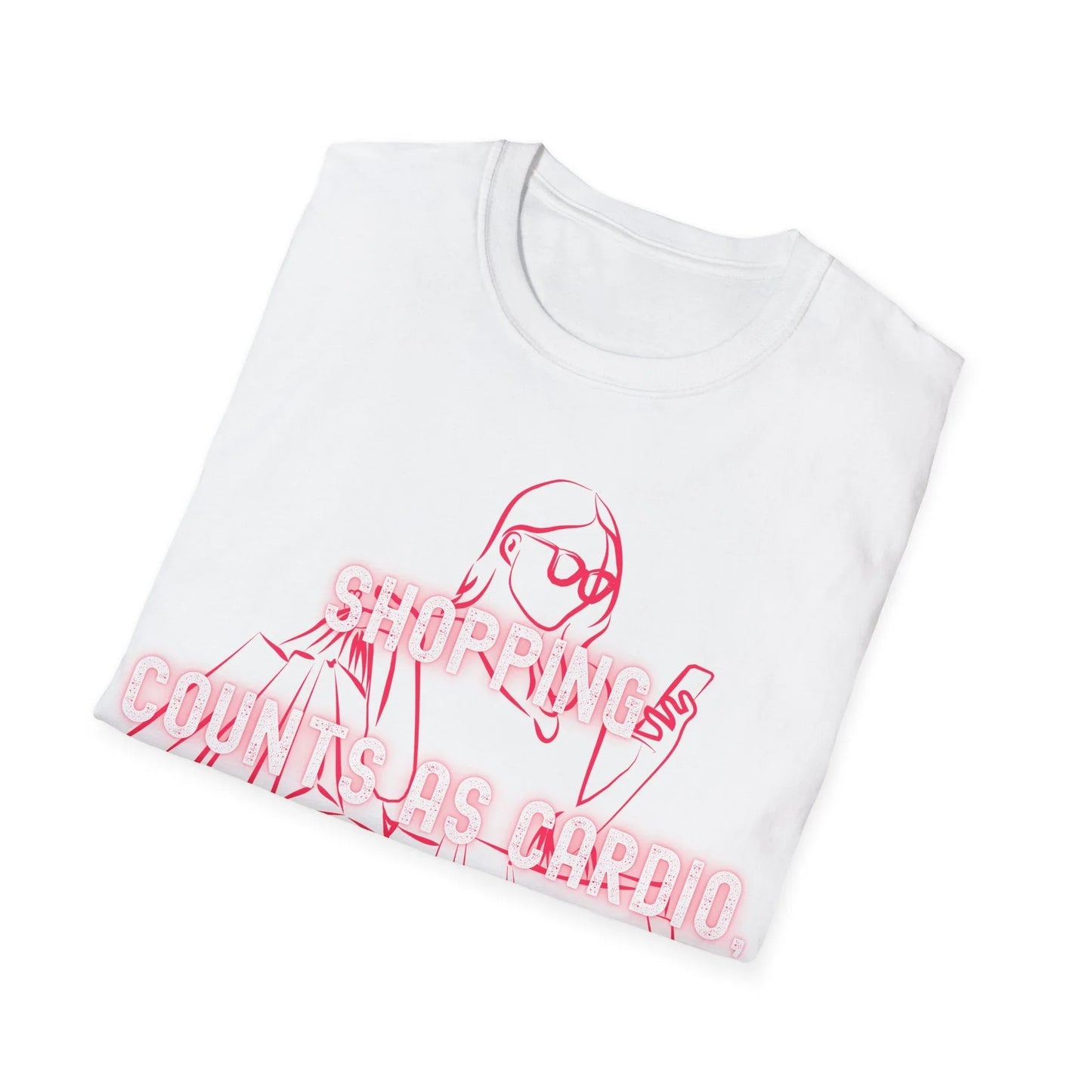 Shop ’Til You Drop | white | Unisex - T-Shirt