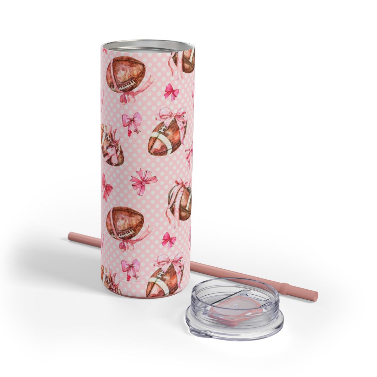 Touchdown Skinny Tumbler with screw-on slide