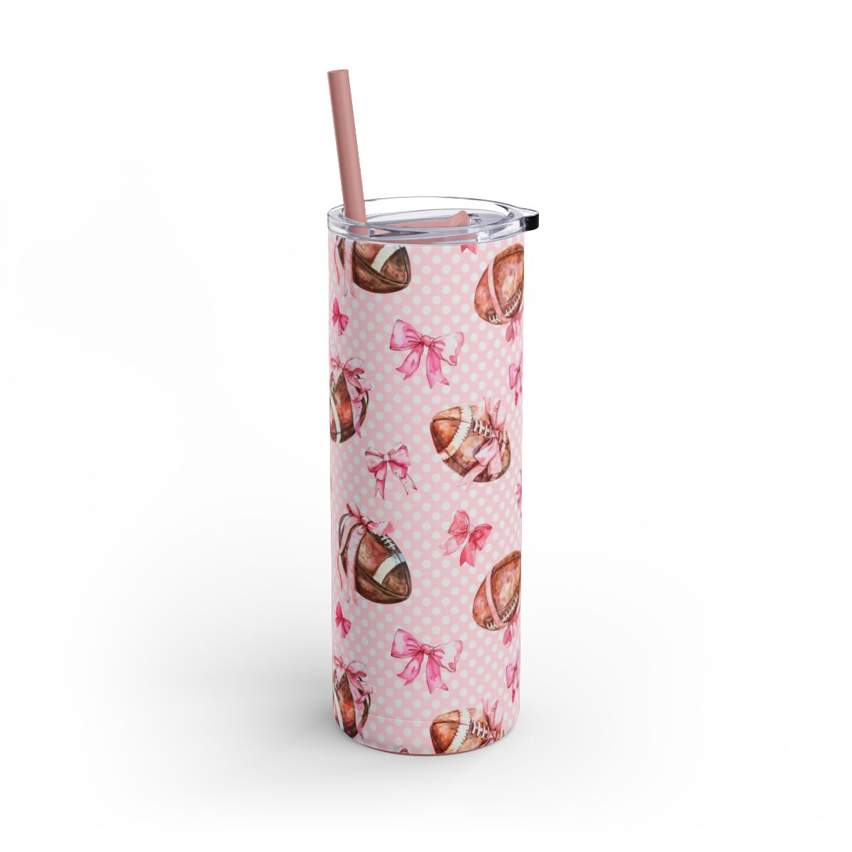 Touchdown Skinny Tumbler with screw-on slide