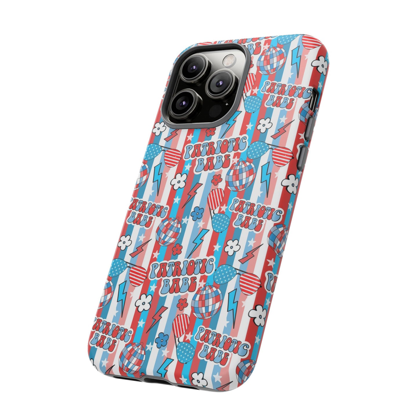 Patriotic Babe iPhone Case